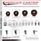 Service Caster 3.5'' High Temp Glass Filled Nylon 7/16'' Stem Caster Set 2 Total Lock Brakes, 4PK SCC-GRTTL20S3514-GFNSHT-716138-2-S-2 - alternate 2